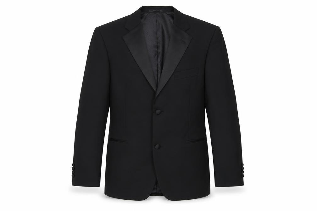 Taylor & Wright Men's Black 38R Shawl Lapel Suit Jacket