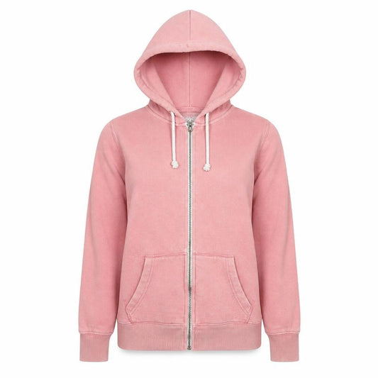 Jack Wills Womens Pink UK 14 Zip Hoodie Jacket with Logo