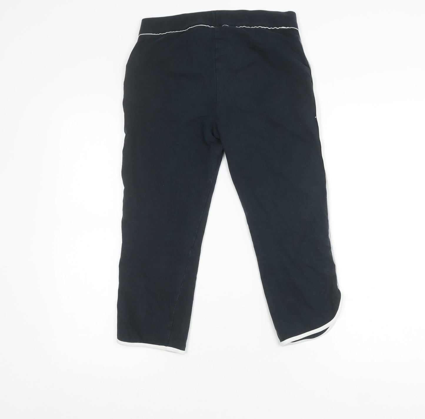 Pineapple Womens Black Track Pants S Dance Yoga Activewear Cotton