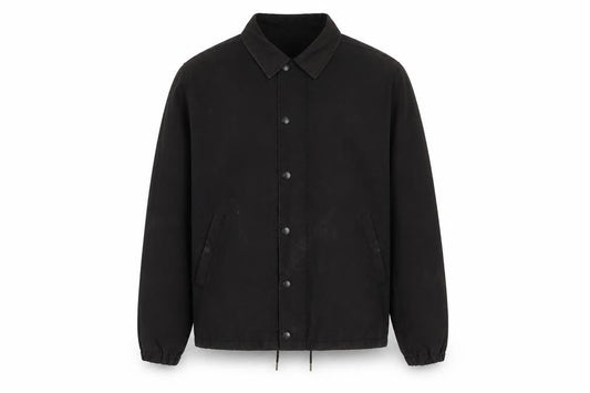 Next Men's Black XL Basic Jacket Polyester Snap Fastening