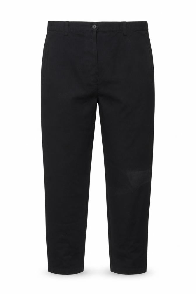 Casual Club Men’s Black Cotton Chino Trousers Size 16 Regular Fit