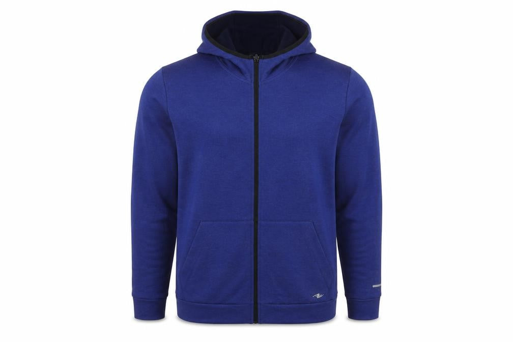 Athletic Works Men’s Blue Full Zip Hooded Jacket M Lightweight