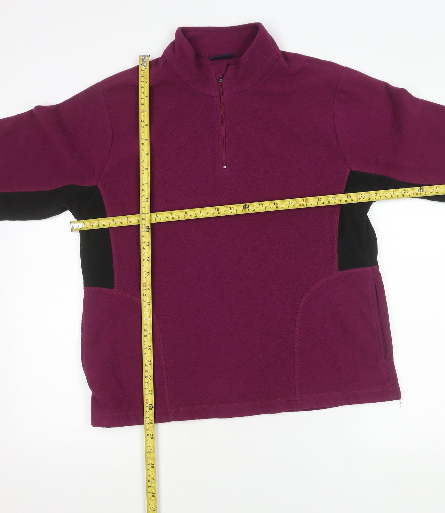 Movement Session Women’s Purple Fleece Sweatshirt Size 18 1/4 Zip Pullover