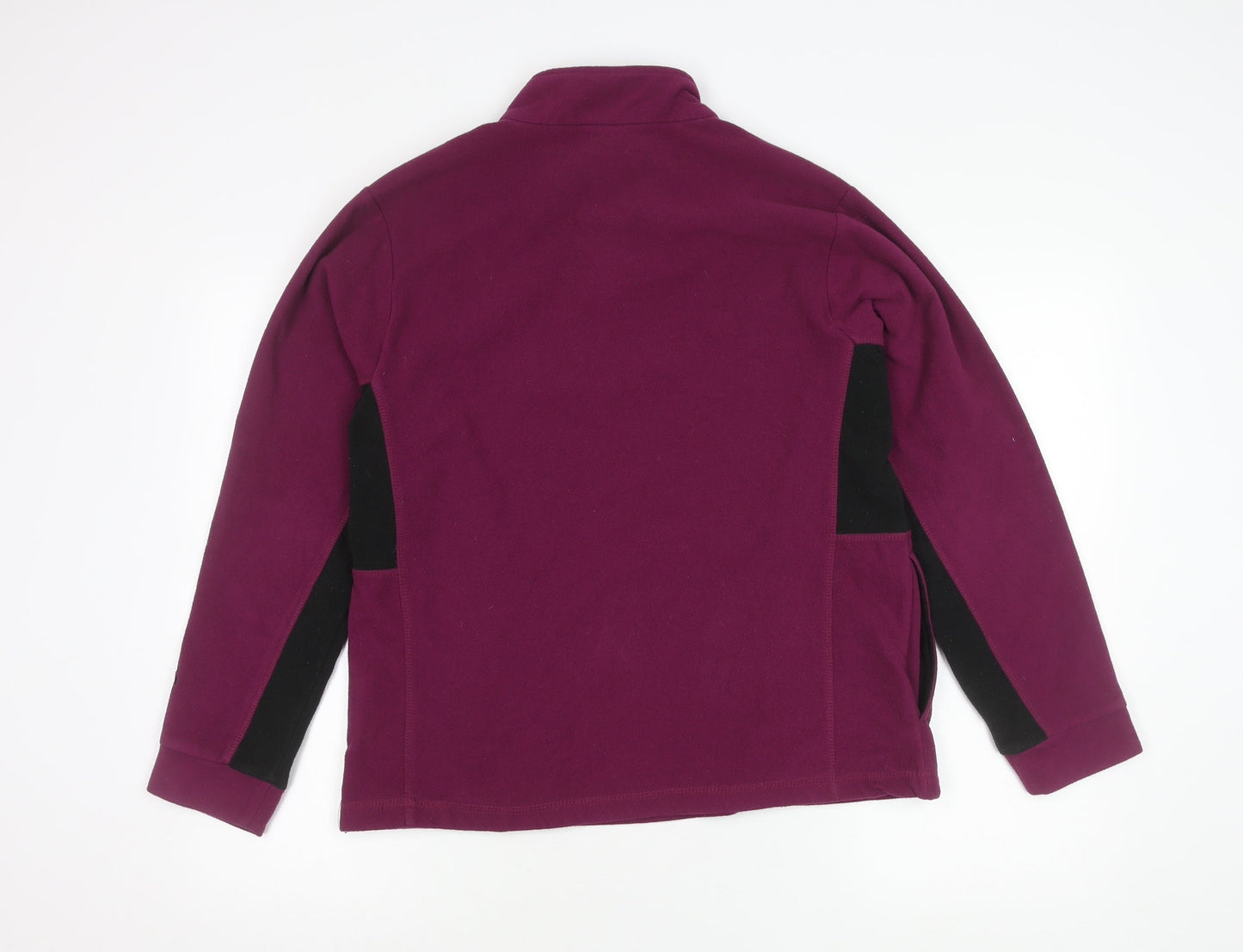 Movement Session Women’s Purple Fleece Sweatshirt Size 18 1/4 Zip Pullover