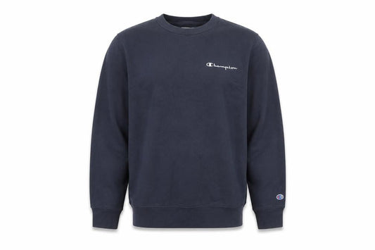 Champion Men’s Blue Small Pullover Sweatshirt Crew Neck Logo