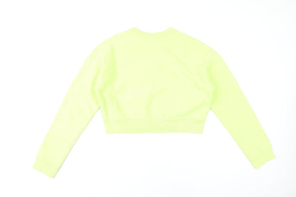 Champion Womens Yellow Medium Pullover Sweatshirt Crew Neck