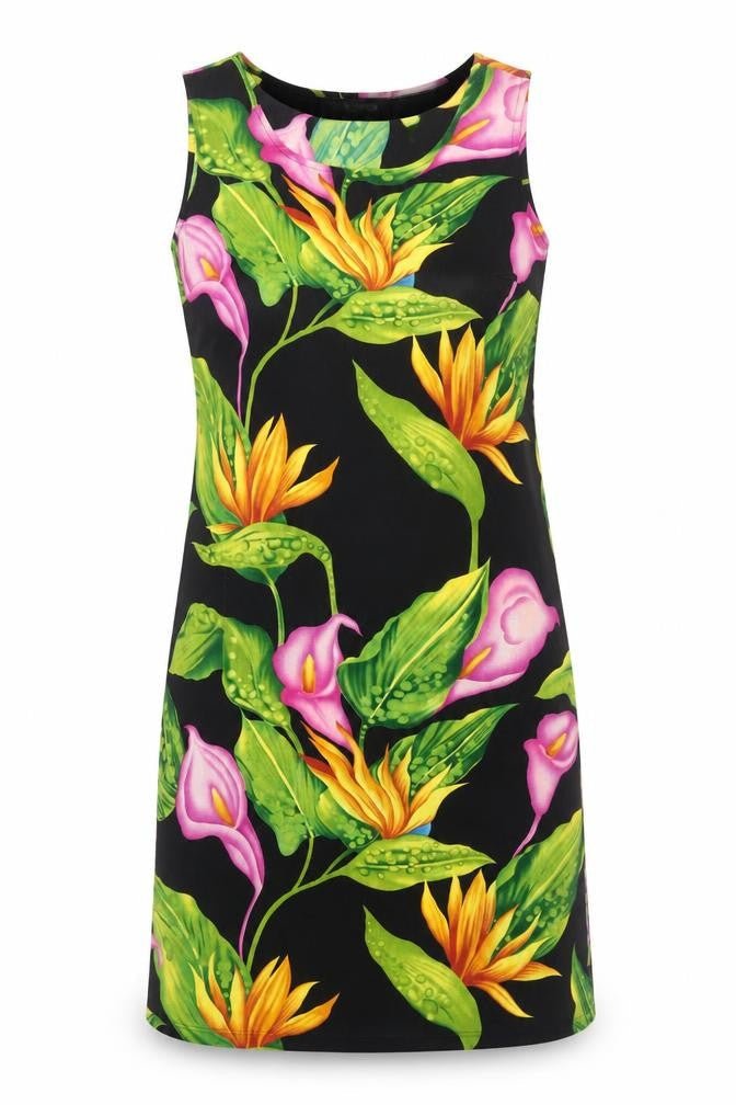 Sag Harbor Womens Multicoloured Size 8 Tropical Floral Shift Dress