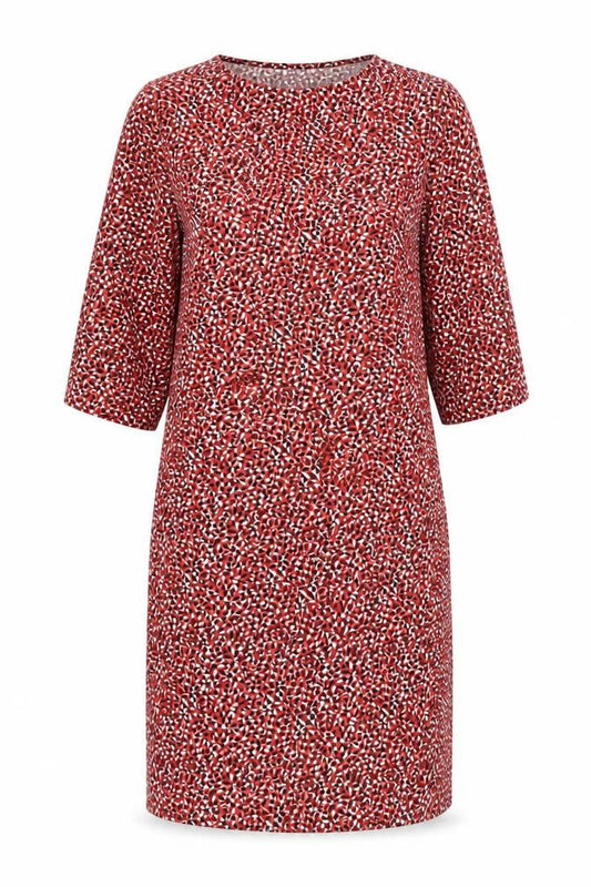 Marks & Spencer Women’s Red Floral Shift Dress Size 6