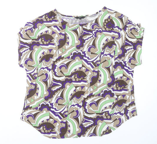 Next Women’s Multicoloured Geometric Tunic Blouse UK 18
