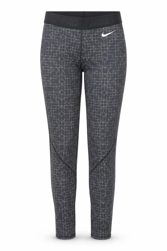 Nike Women’s Grey XS Pro Compression Leggings Slim Fit Sportswear