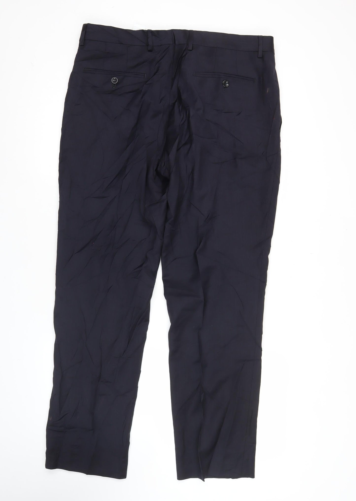 Zara Man Slim Fit Black Formal Dress Pants Trousers Men’s 36W 30L