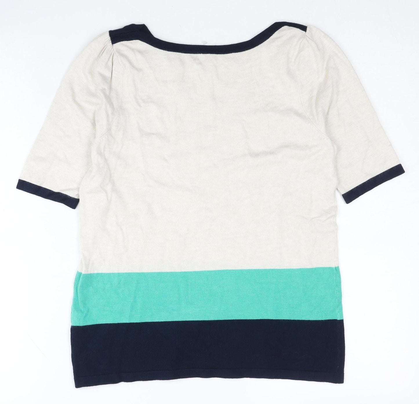 Marks and Spencer Womens Multicoloured Striped Jumper UK 8 Pullover