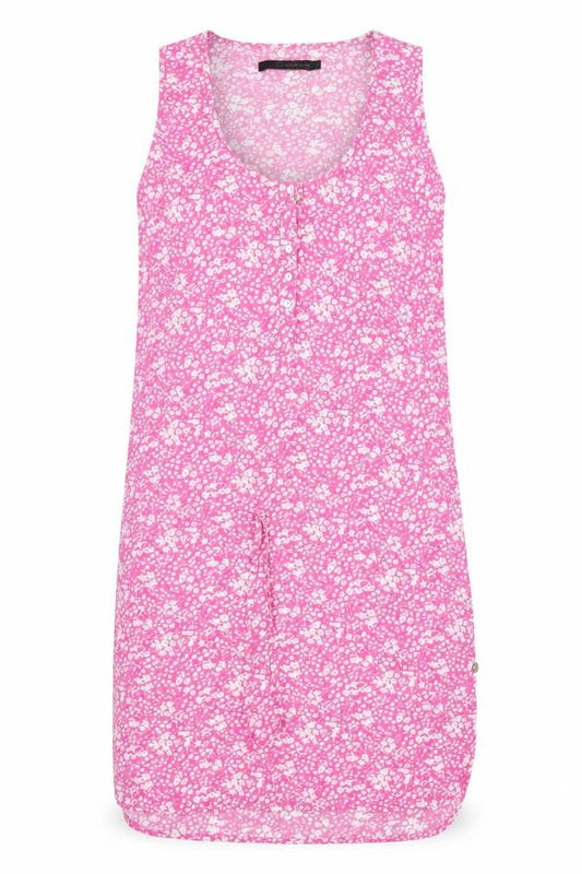 Calvin Klein Jeans Women Pink Floral Tank Dress Size S