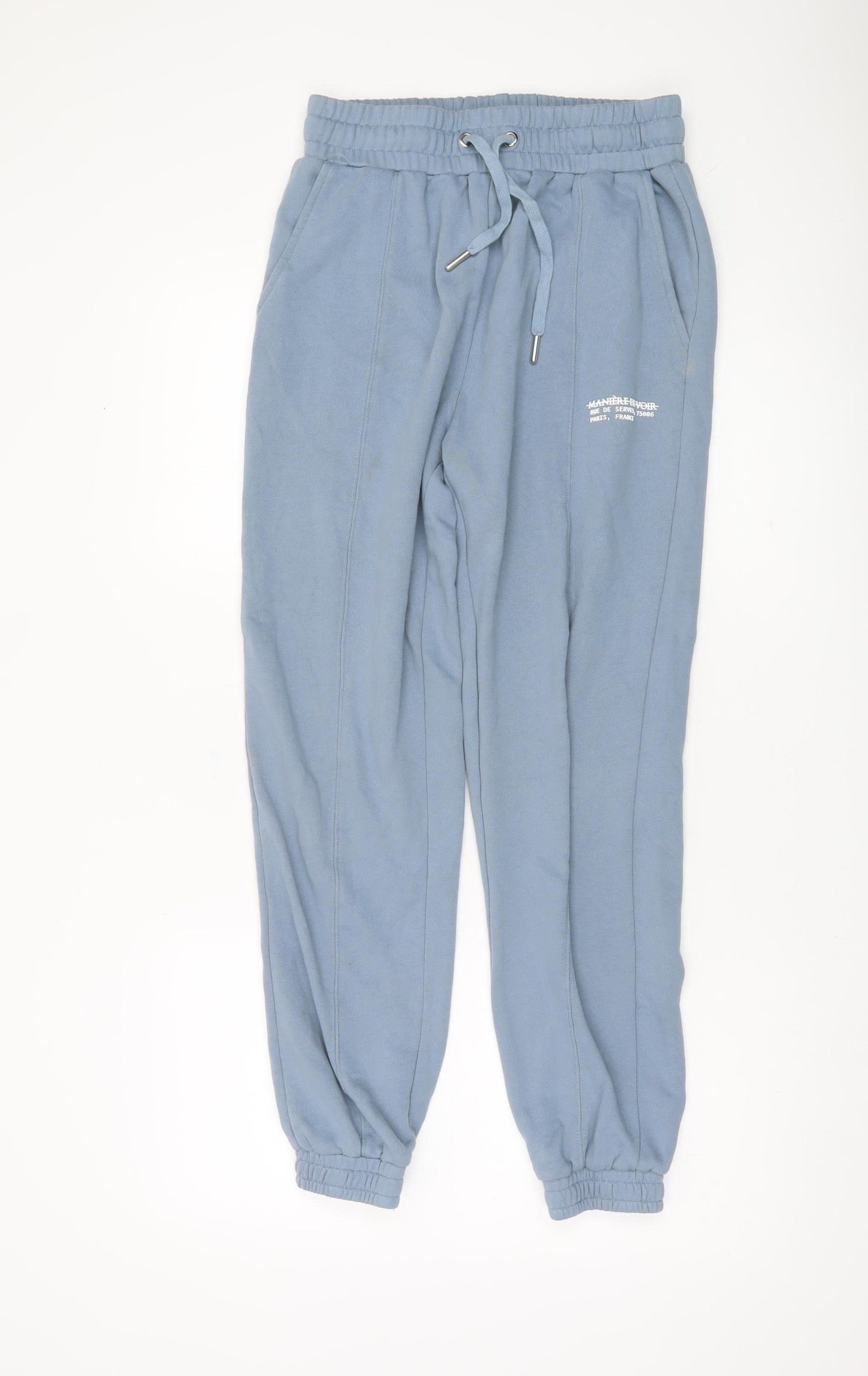 Manière De Voir Women’s Blue Joggers Size 10 Cotton Blend