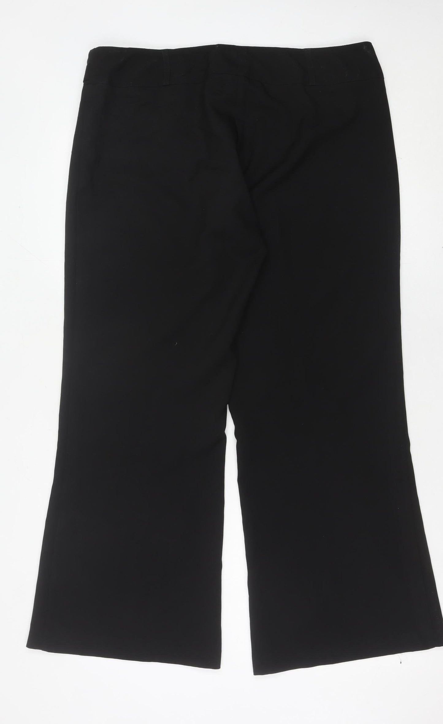 Dorothy Perkins Womens Black Size 16 Wide-Leg Dress Pants