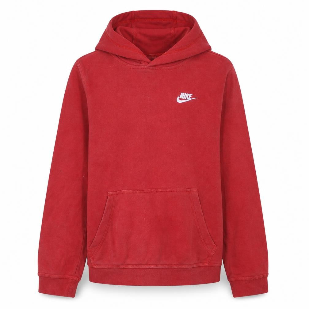 Nike Boys Red Pullover Hoodie XL Fleece Casual Sportswear