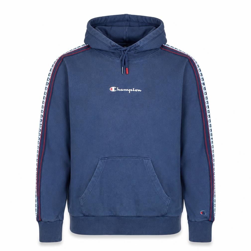 Champion Men’s Blue Small Pullover Hoodie Sports Style
