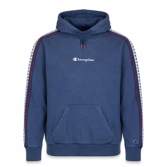 Champion Men’s Blue Small Pullover Hoodie Sports Style