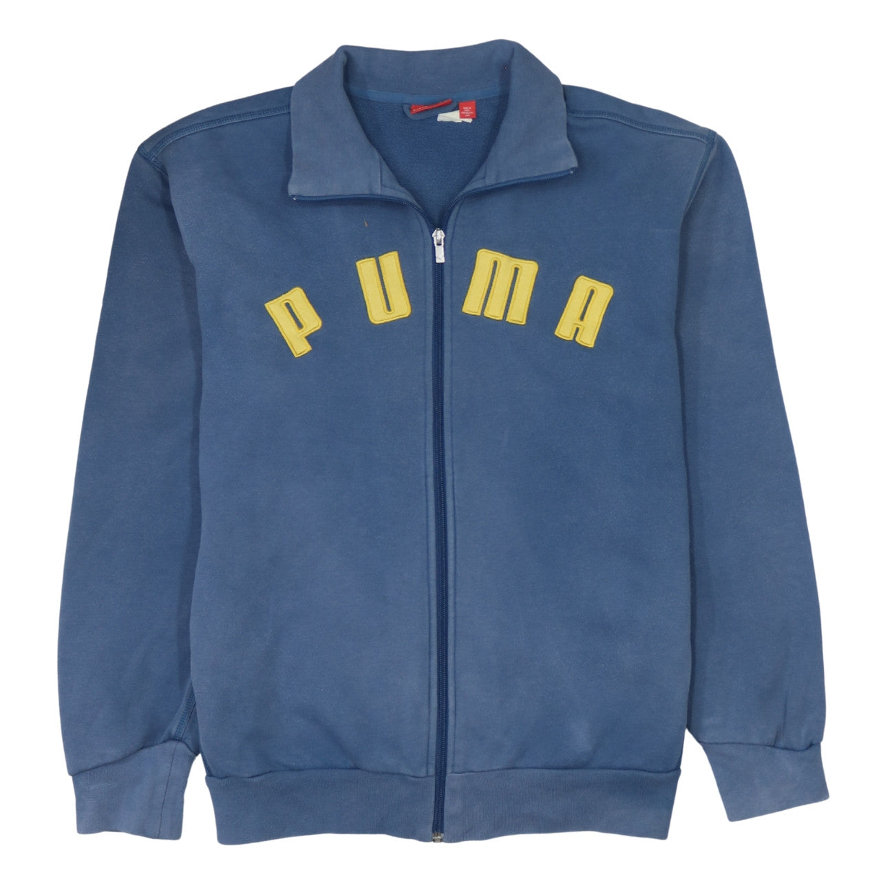 Puma Men’s Blue Full Zip Sweatshirt Medium Logo Graphic