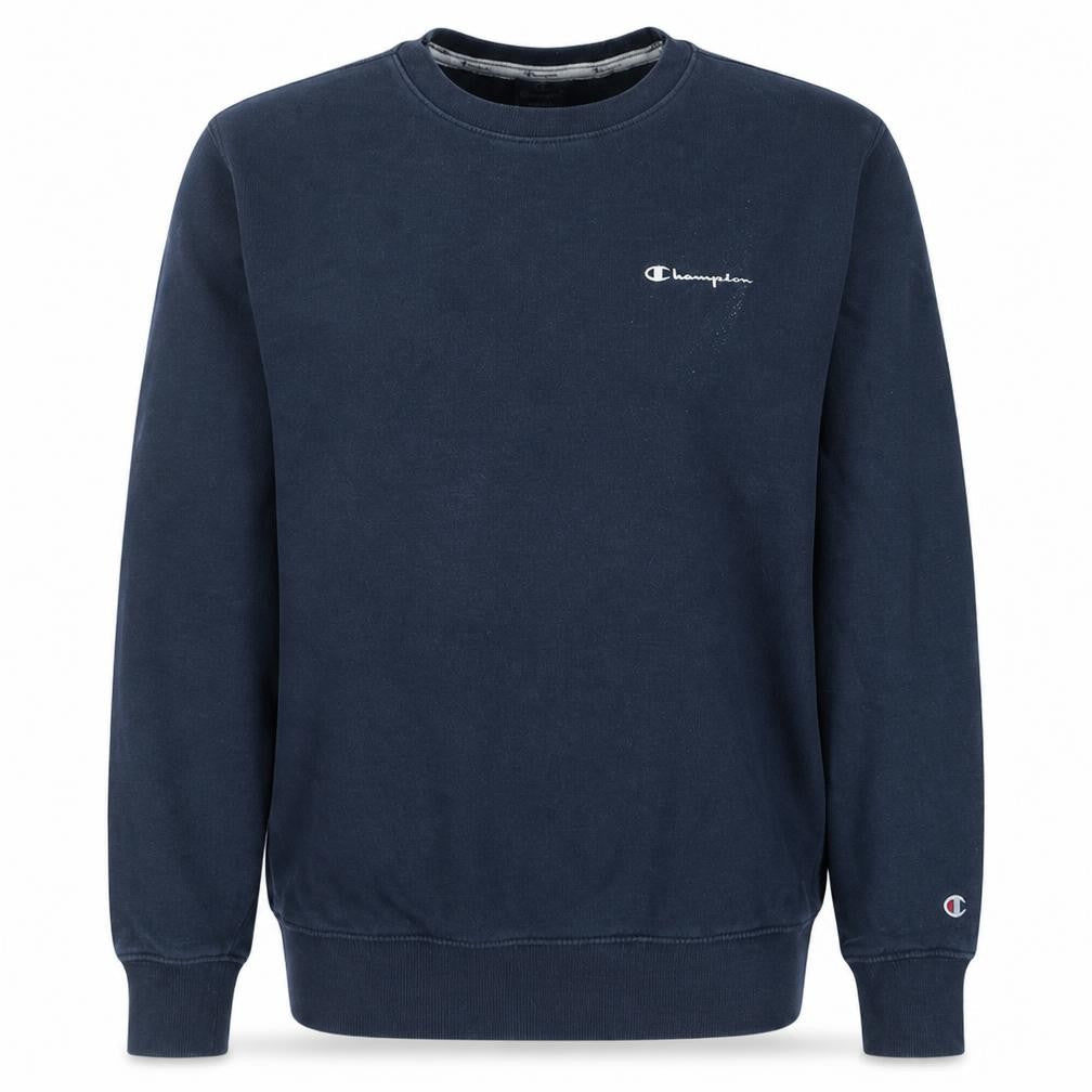 Champion Men’s Blue Small Sweatshirt Crew Neck Pullover Classic