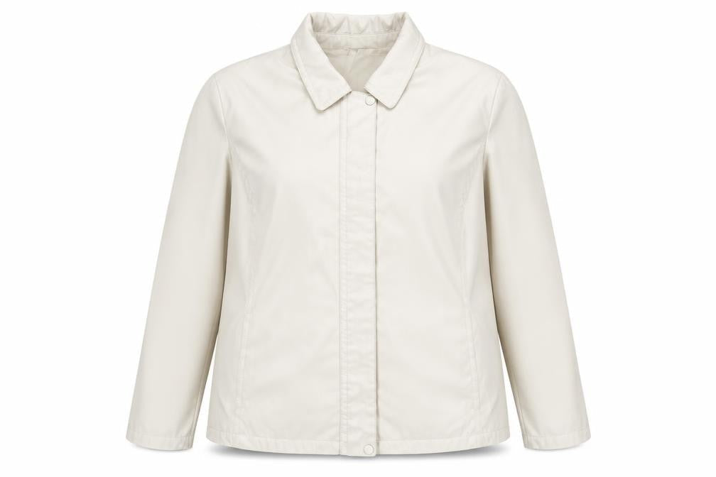 Bonmarché Womens Beige XL Basic Jacket Polyester Mid-Length Casual