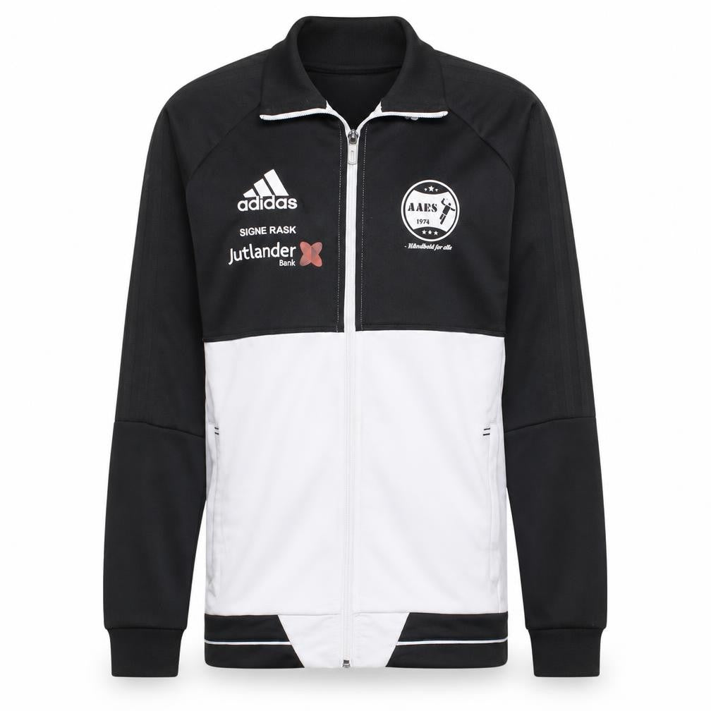 Adidas Men’s Black White Track Jacket S Sports Full Zip