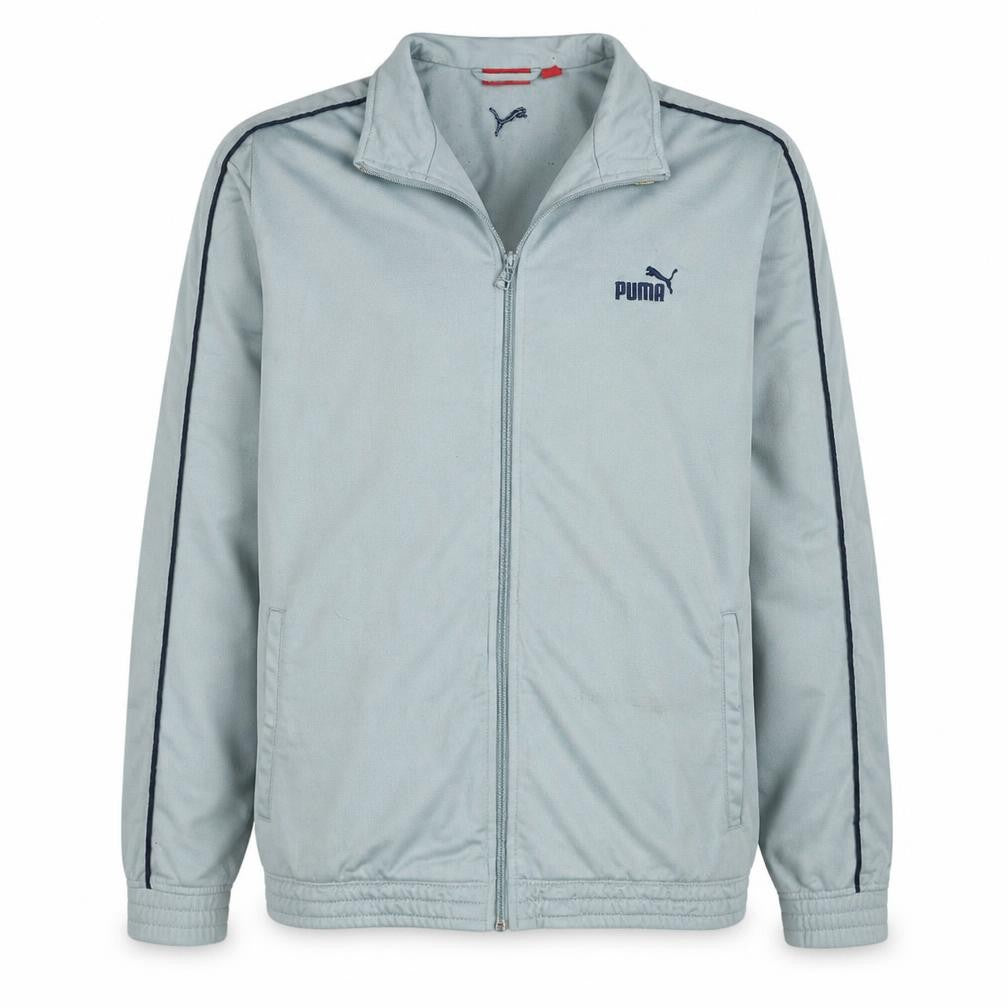 Puma Men’s Grey 2XL Track Jacket Full Zip Polyester Sportswear
