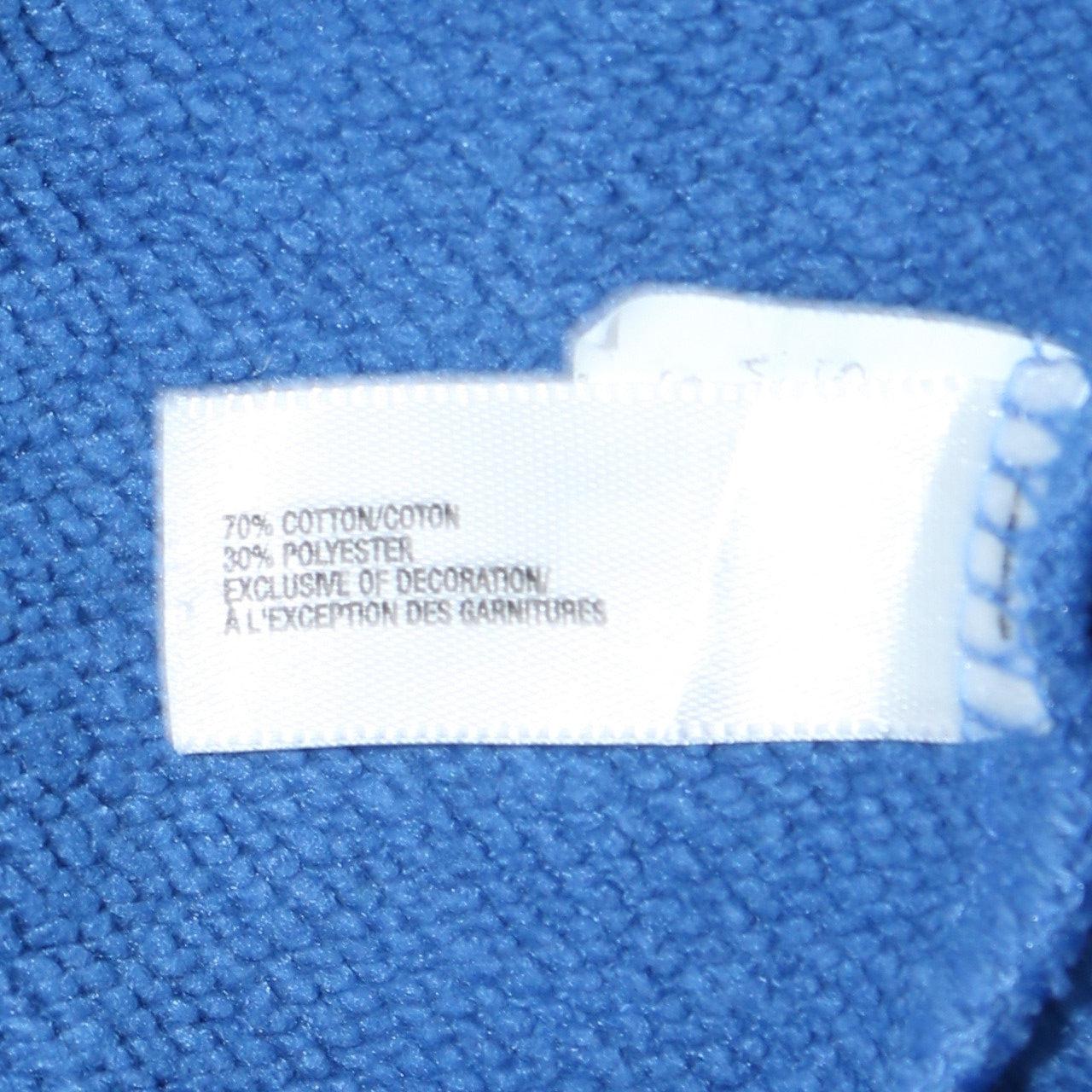 GAP Men’s Blue Pullover Hoodie M Regular Fit Logo Sweatshirt