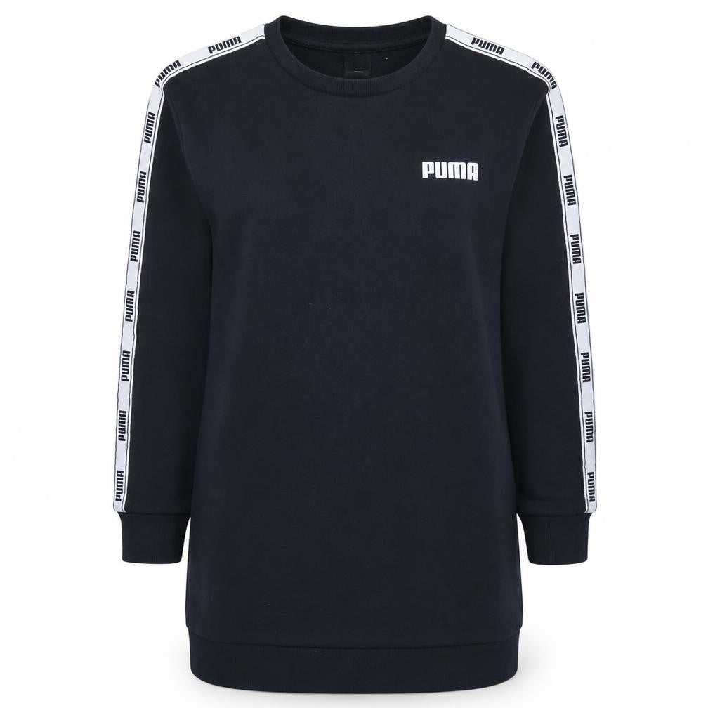 Puma Womens Black Logo Long Sleeve Sweatshirt Size L