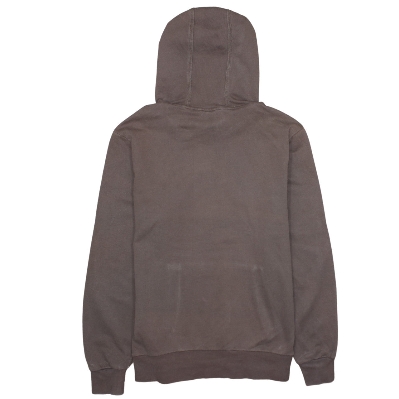 Puma Men's Brown Pullover Hoodie M Logo Sportswear Cotton Blend