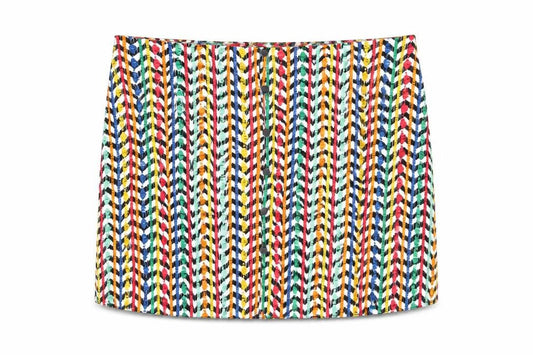 ASOS Women’s Multicoloured Viscose Button Skirt Size 18 Knee Length