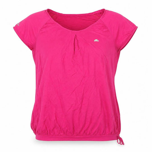 Ellesse Womens Pink XL Scoop Neck Short Sleeve Sports T-Shirt