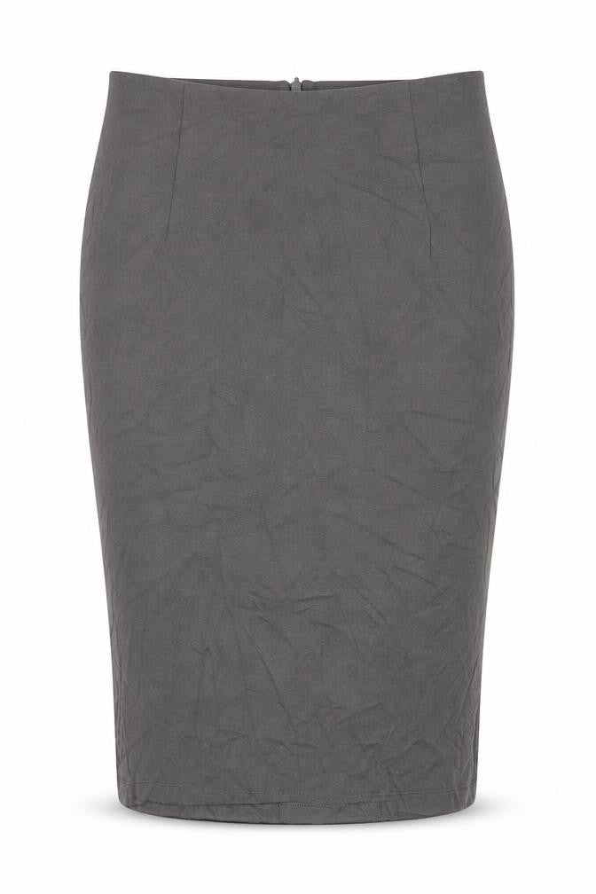 Kettlewell Women’s Grey L Pencil Skirt Stretch Knee Length