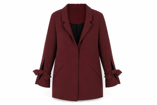 River Island Women Red Size 10 Blazer Mid Length Jacket