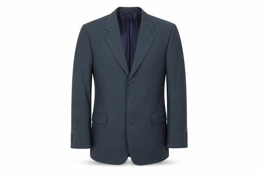 Next Mens Blue Wool Blend 40R Regular Fit Blazer Jacket