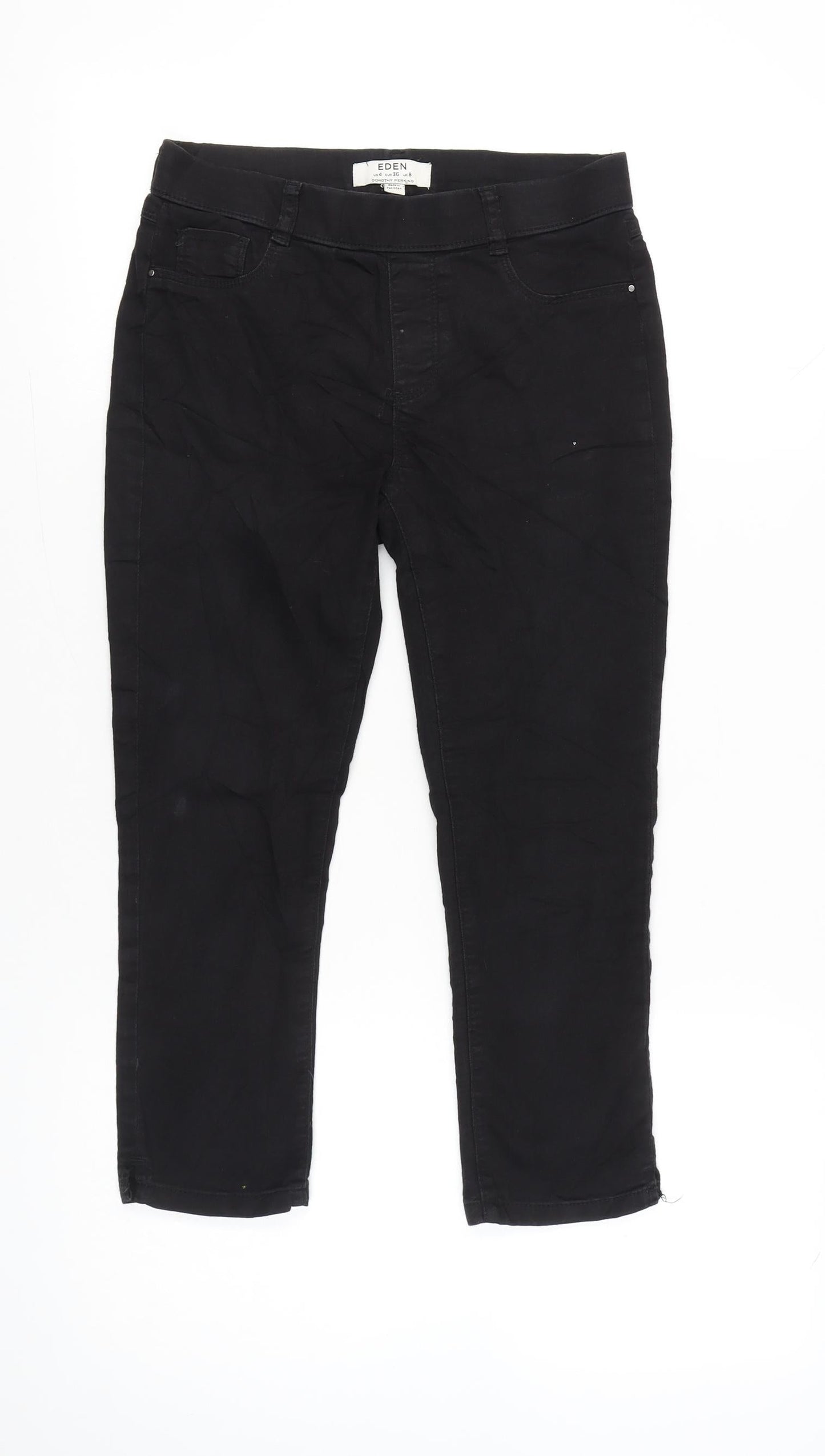 Dorothy Perkins Women’s Black Skinny Eden Jeans Size 8 Slim Fit