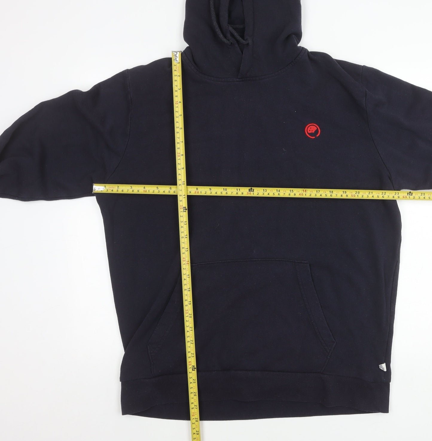Ocean Laundry Men’s Navy Blue Pullover Hoodie Size M Cotton Blend