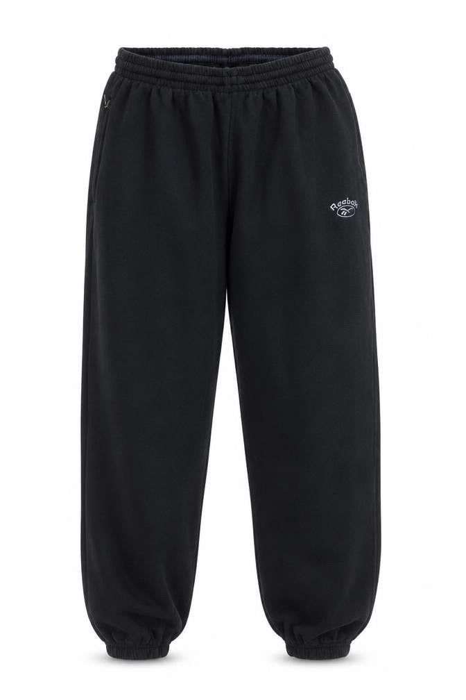 Reebok Women’s Black M Sweatpants Fleece Trousers Regular Fit
