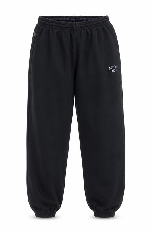 Reebok Women’s Black M Sweatpants Fleece Trousers Regular Fit
