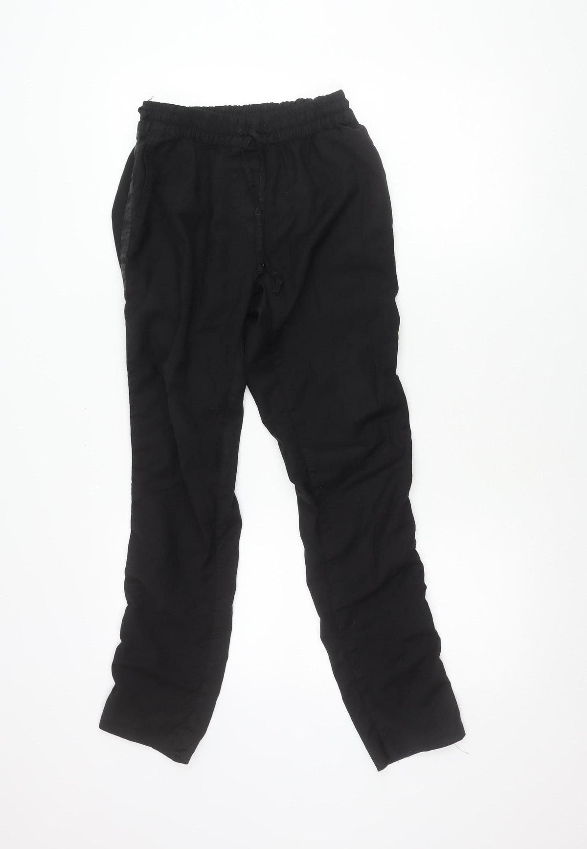 Paul & Joe Womens Black Jogger Trousers Size 8 Elastic Waist Viscose