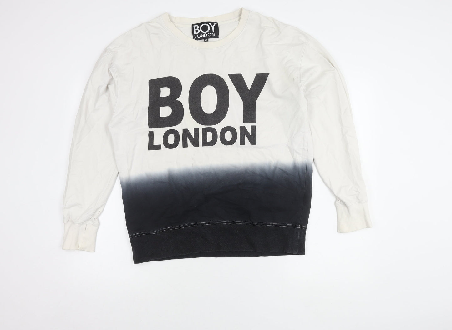 BOY London Men's Multicoloured Logo Sweatshirt M Pullover