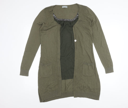 Marks and Spencer Women’s Green Long Sleeve Cardigan Size 12