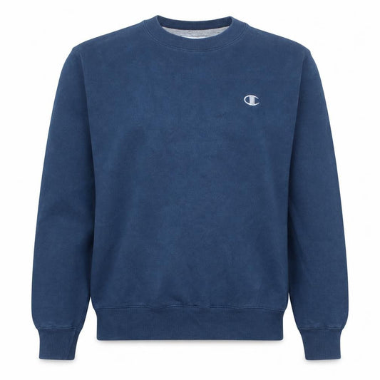 Champion Men’s Blue Sweatshirt M Crew Neck Pullover Logo Classic