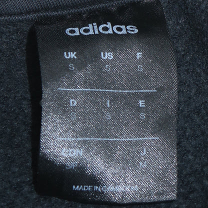 Additional view of adidas Men’s Black Small Sweatshirt Long Sleeve Pullover Sports Logo