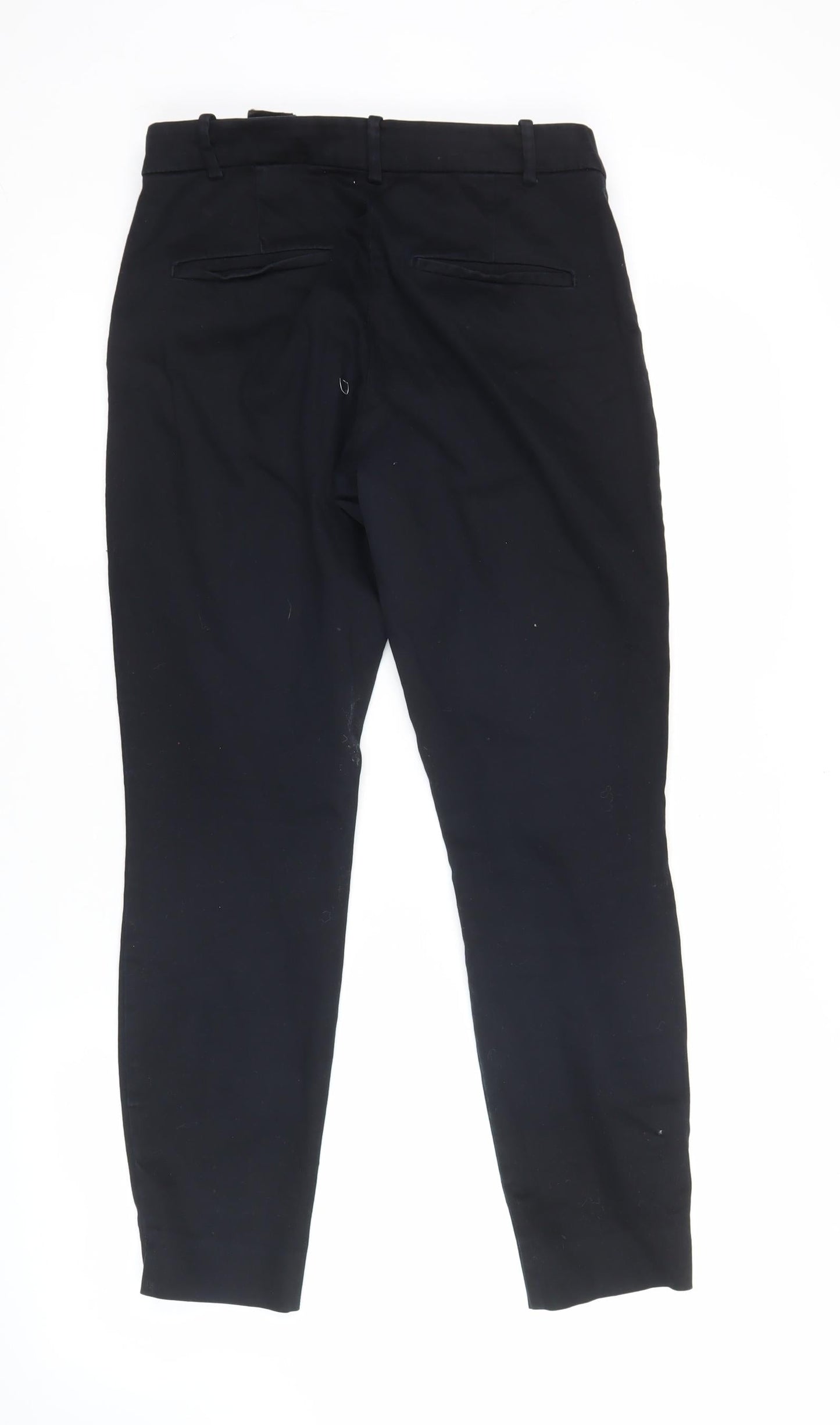 H&M Womens Black Size 10 Slim Fit Tapered Work Trousers