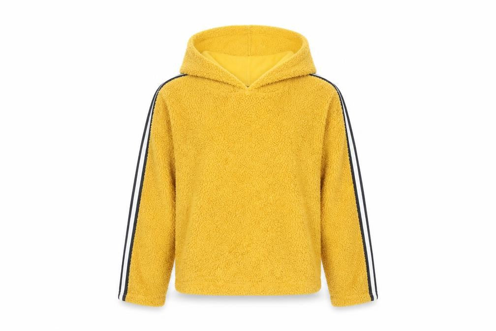 915 Generation Girls Yellow Pullover Hoodie Age 12-13 Years Fleece Lined