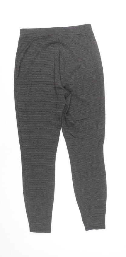 Papaya Womens Grey Geometric Stretch Leggings Size 8