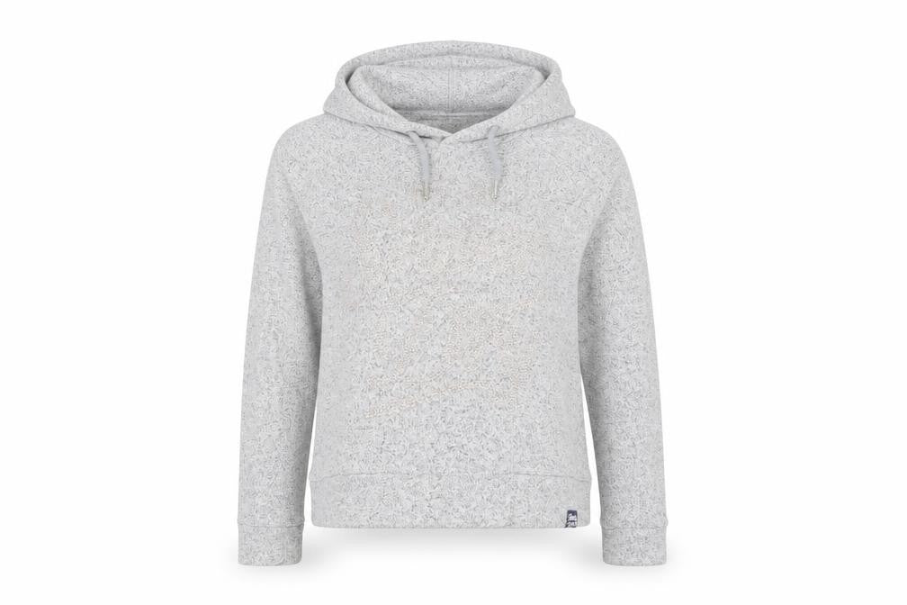 Superdry Women’s Grey Hoodie UK 8 Pullover Cotton Blend