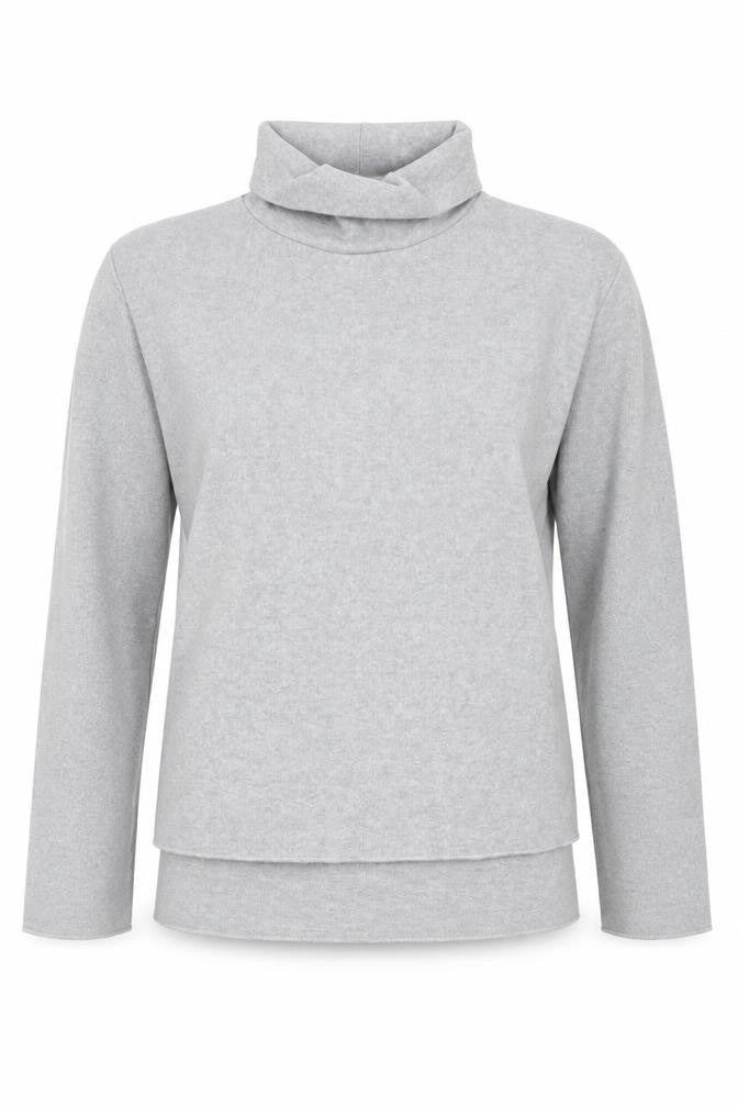 Zara Womens Grey Roll Neck Pullover Jumper Size M Long Sleeve