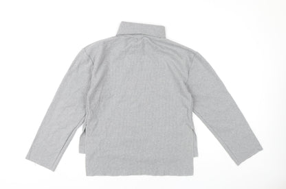 Zara Womens Grey Roll Neck Pullover Jumper Size M Long Sleeve
